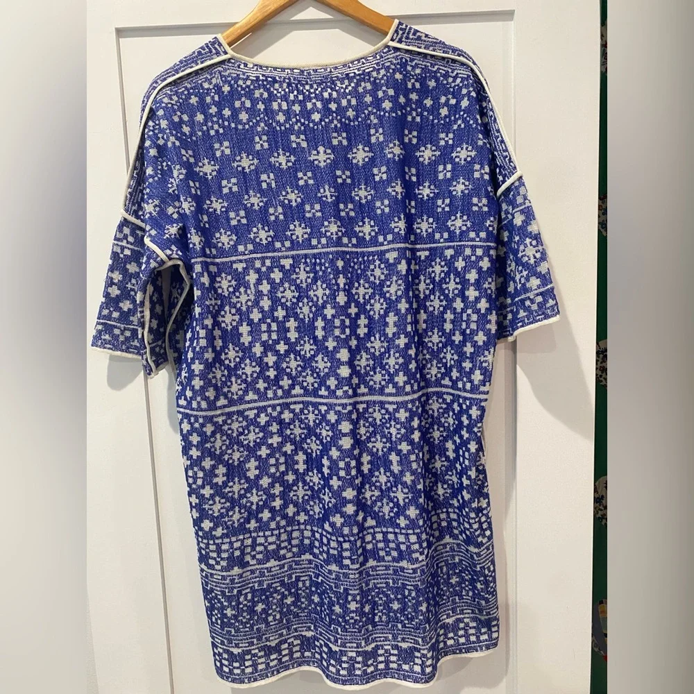 Isabel Marant Étoile Beverly Embroidered Tunic Dress Medium - Picture 5 of 14